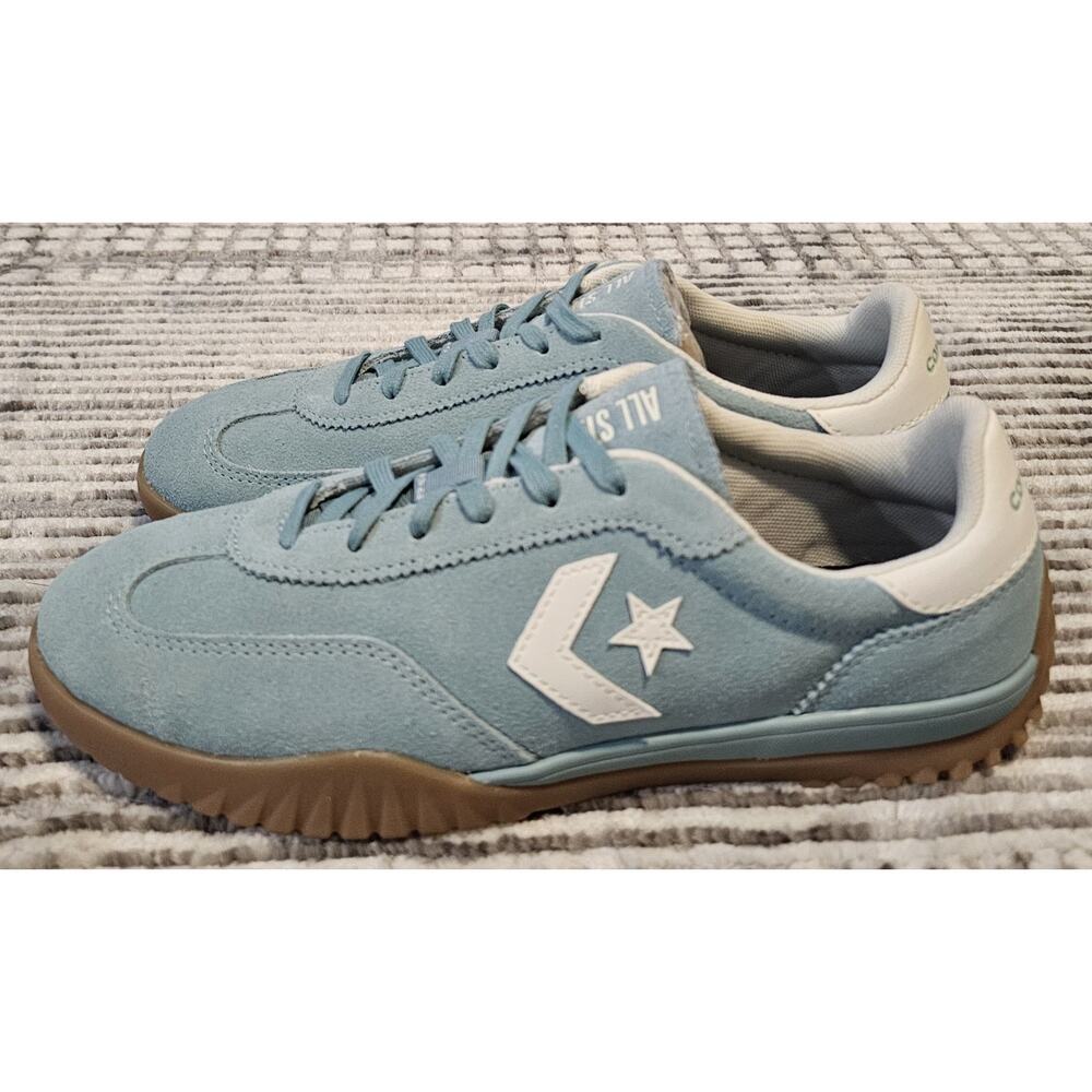 NEW Converse All Star Suede Sneakers Light Blue Women's Size 9 Men's 7.5 - Picture 6 of 10